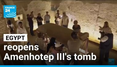 Egypt opens Amenhotep III's tomb to public, after over 20 years of renovation • FRANCE 24 English