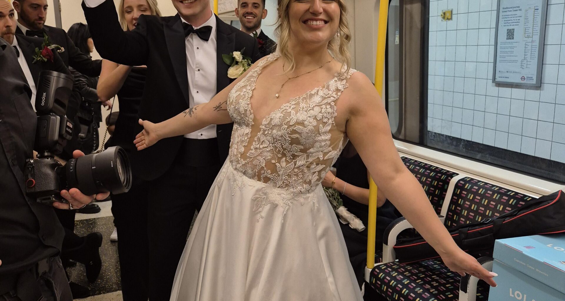 Wedding on the Circle line