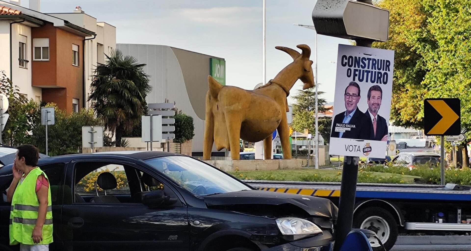 Estranha forma de se manifestar em dia de eleições