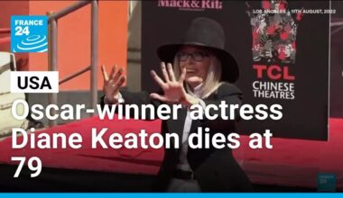 Oscar-winner actress Diane Keaton dies aged 79 • FRANCE 24 English