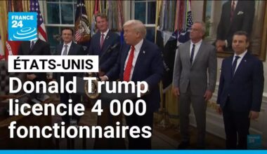 En plein shutdown, Donald Trump licencie plus de 4 000 fonctionnaires • FRANCE 24