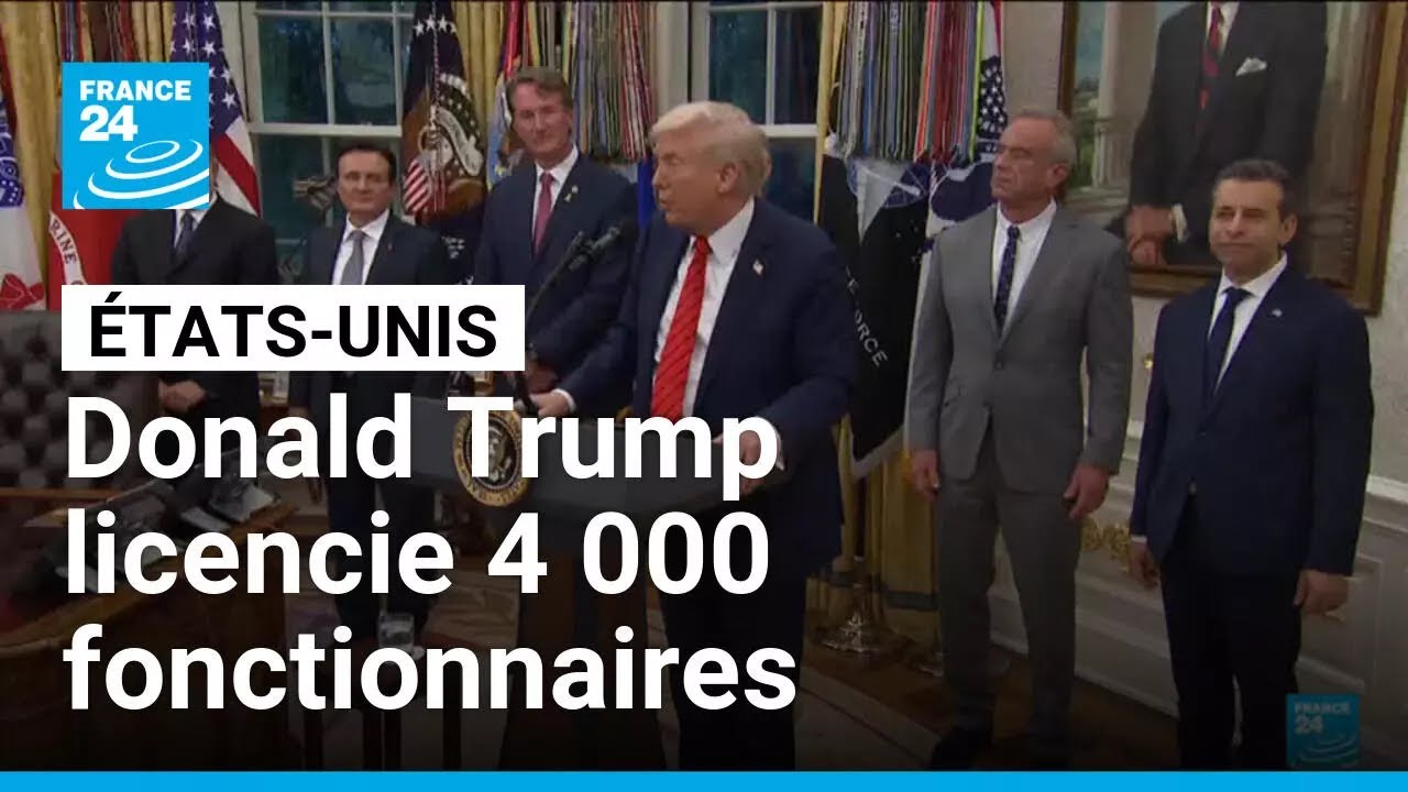 En plein shutdown, Donald Trump licencie plus de 4 000 fonctionnaires • FRANCE 24