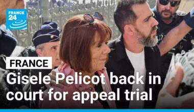 French rape victim Gisele Pelicot back in court for appeal trial 'ordeal' • FRANCE 24 English