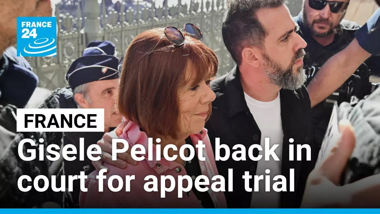 French rape victim Gisele Pelicot back in court for appeal trial 'ordeal' • FRANCE 24 English