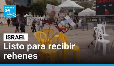 Israel, listo para recibir a los rehenes liberados por Hamás • FRANCE 24 Español