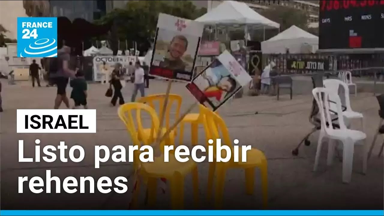 Israel, listo para recibir a los rehenes liberados por Hamás • FRANCE 24 Español