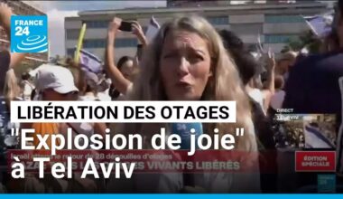 Accord Israël-Hamas : tous les otages vivants libérés, "explosion de joie" à Tel Aviv