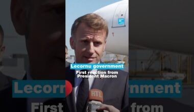 Lecornu Government: First reaction from President Macron • FRANCE 24 English