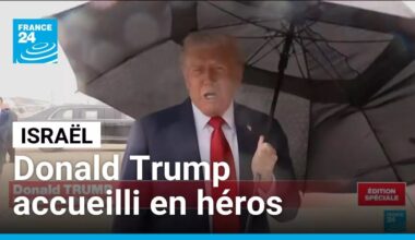 Libération des otages : Donald Trump accueilli en héros en Israël • FRANCE 24
