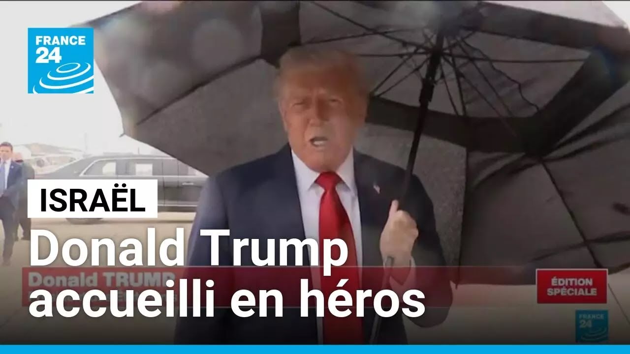 Libération des otages : Donald Trump accueilli en héros en Israël • FRANCE 24