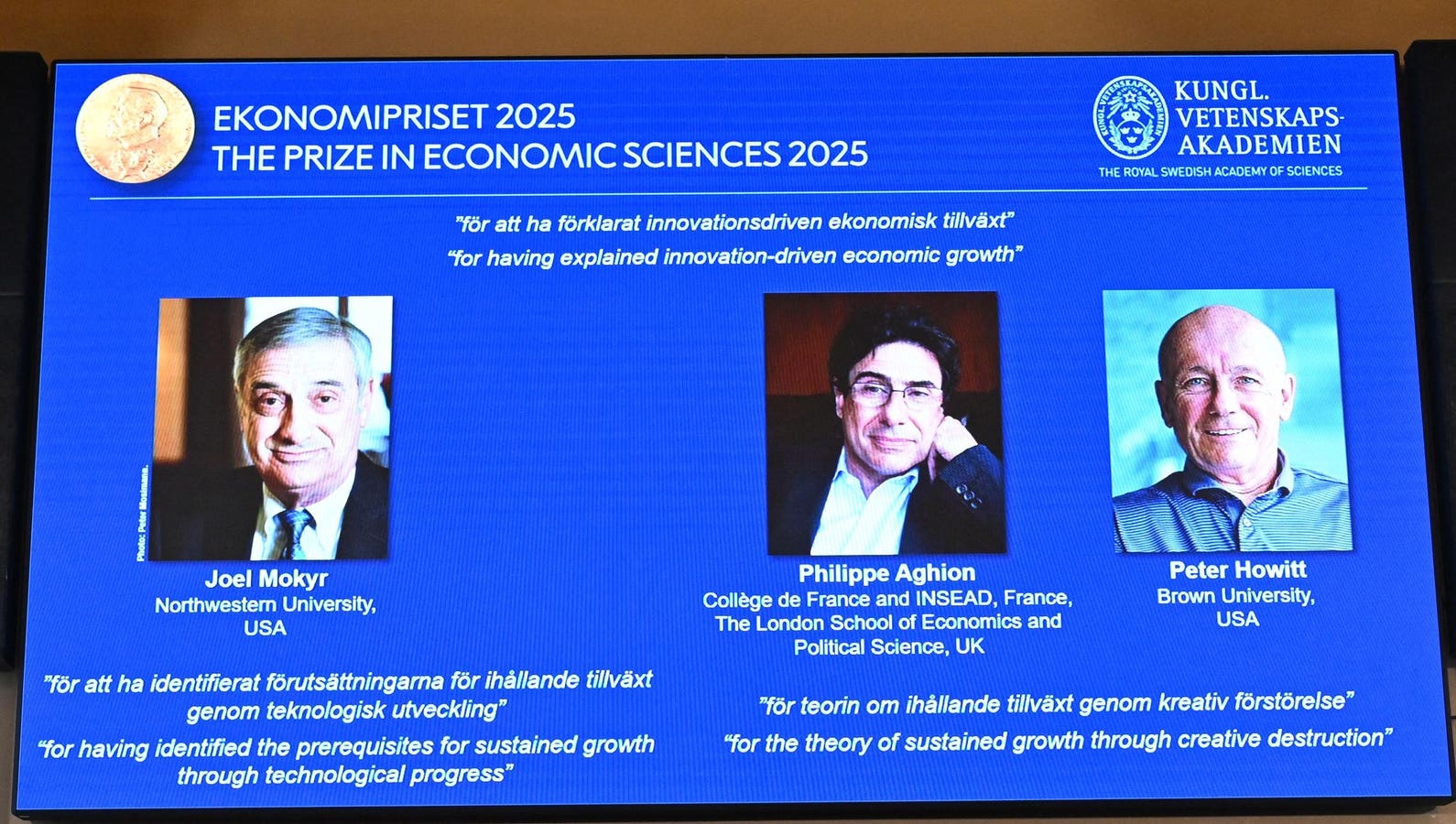 Five Immigrants To America Won 2024 And 2025 Nobel Prize In Economics