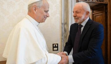 Pope Leo meets with Brazilian President Lula da Silva