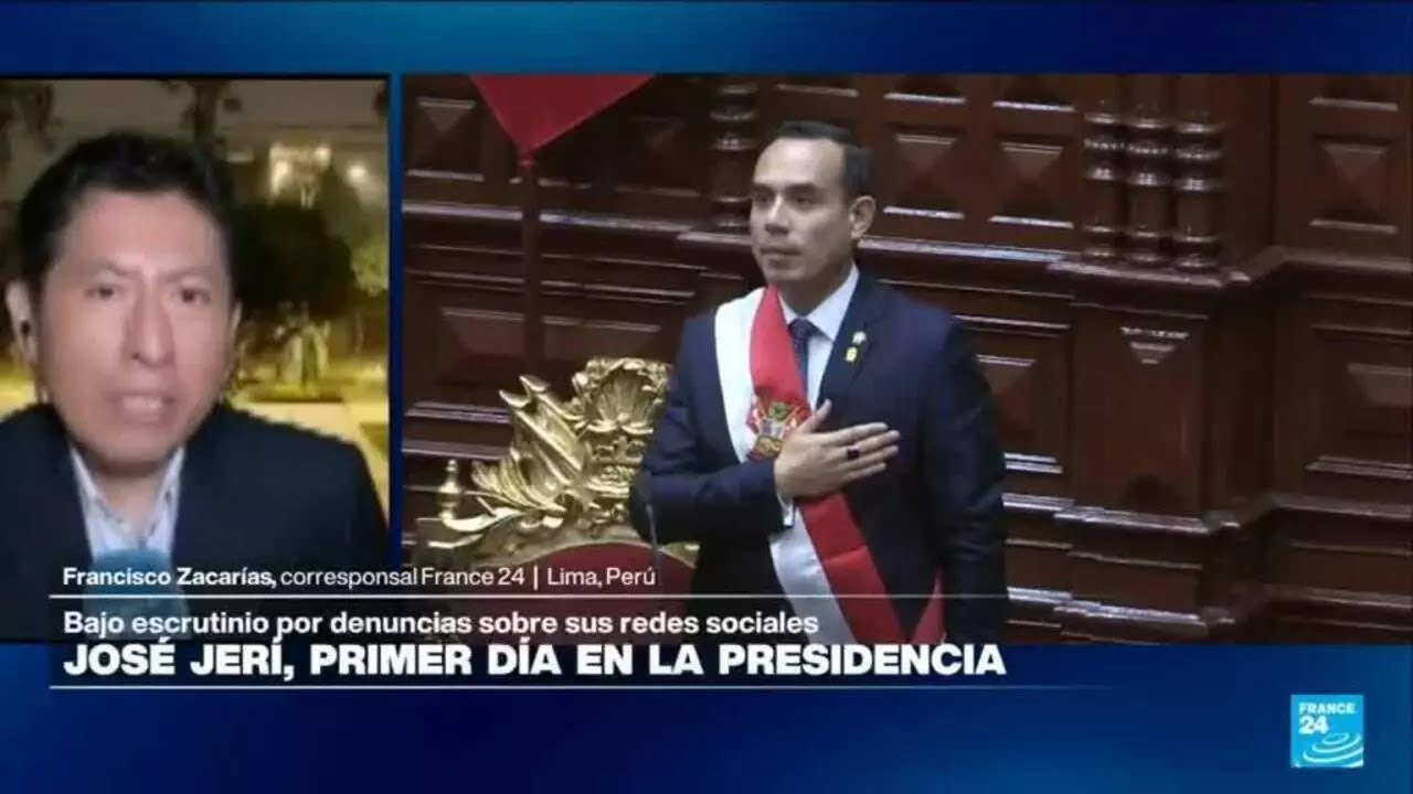 Así han sido las primeras horas de José Jerí como presidente de Perú • FRANCE 24 Español