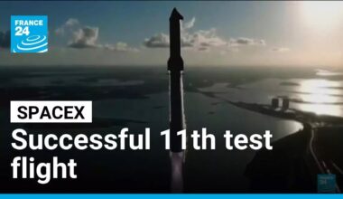 SpaceX successfully lands 11th test starship • FRANCE 24 English