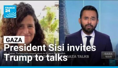 President Sisi invites Trump to potential Gaza ceasefire agreement signing in Egypt • FRANCE 24