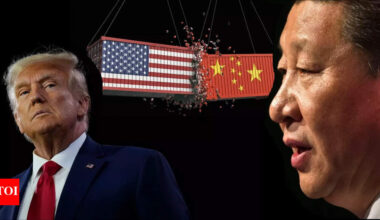 China issues statement on American technology company it 'punished' hours before Donald Trump announced 100% extra tariff on China