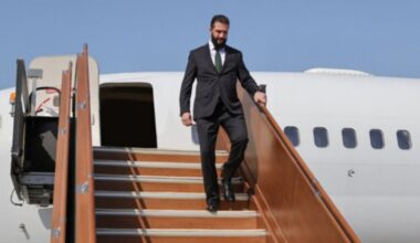 Syria’s al-Sharaa arrives in Russia on first visit