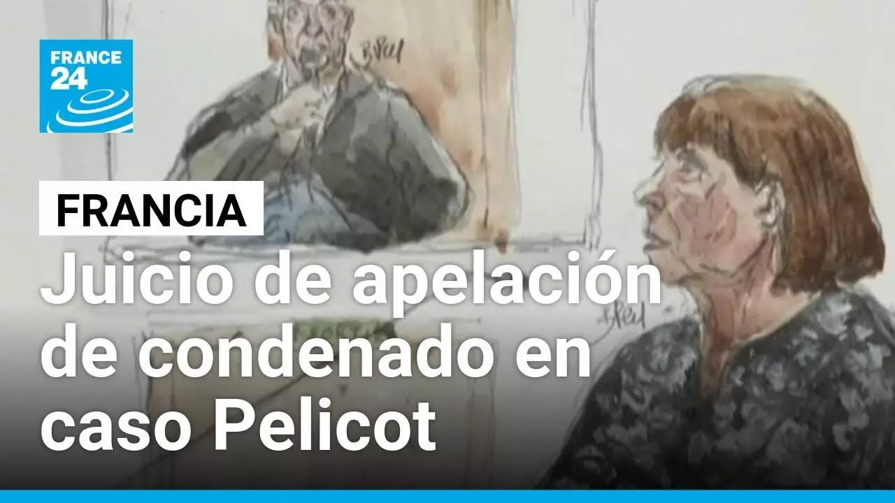 Empieza juicio de único condenado que apeló condena en caso Gisèle Pelicot • FRANCE 24 Español
