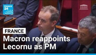 President Macron reappoints Lecornu as French PM • FRANCE 24 English