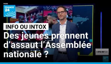 Des jeunes prennent d’assaut l’Assemblée nationale ? Attention à ces vidéos mensongères
