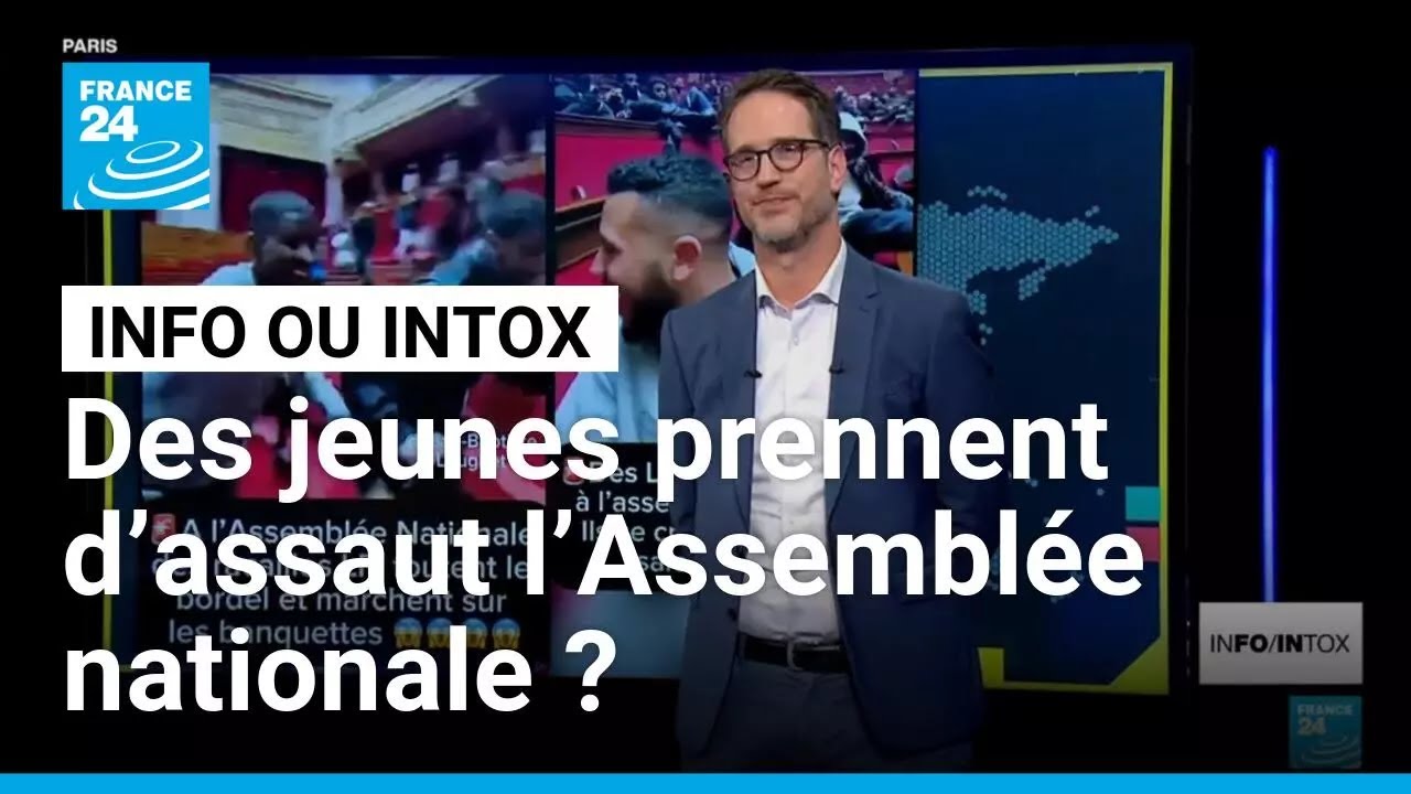 Des jeunes prennent d’assaut l’Assemblée nationale ? Attention à ces vidéos mensongères