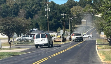Gas leak shuts down busy road in York County
