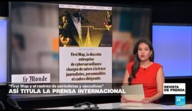 "First Wap, la discreta empresa de cibervigilancia que rastrea periodistas": 'Le Monde' • FRANCE 24