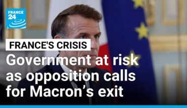 French government survival uncertain as opposition demands Macron’s exit • FRANCE 24 English