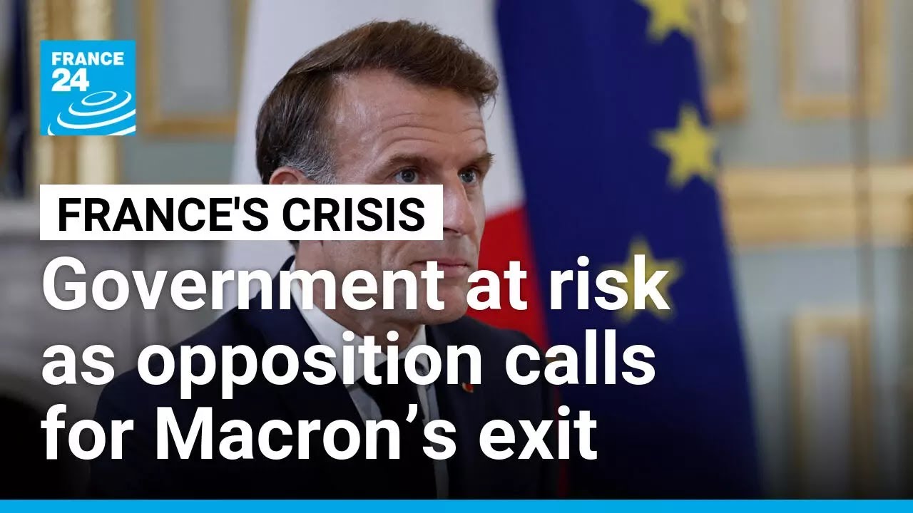 French government survival uncertain as opposition demands Macron’s exit • FRANCE 24 English