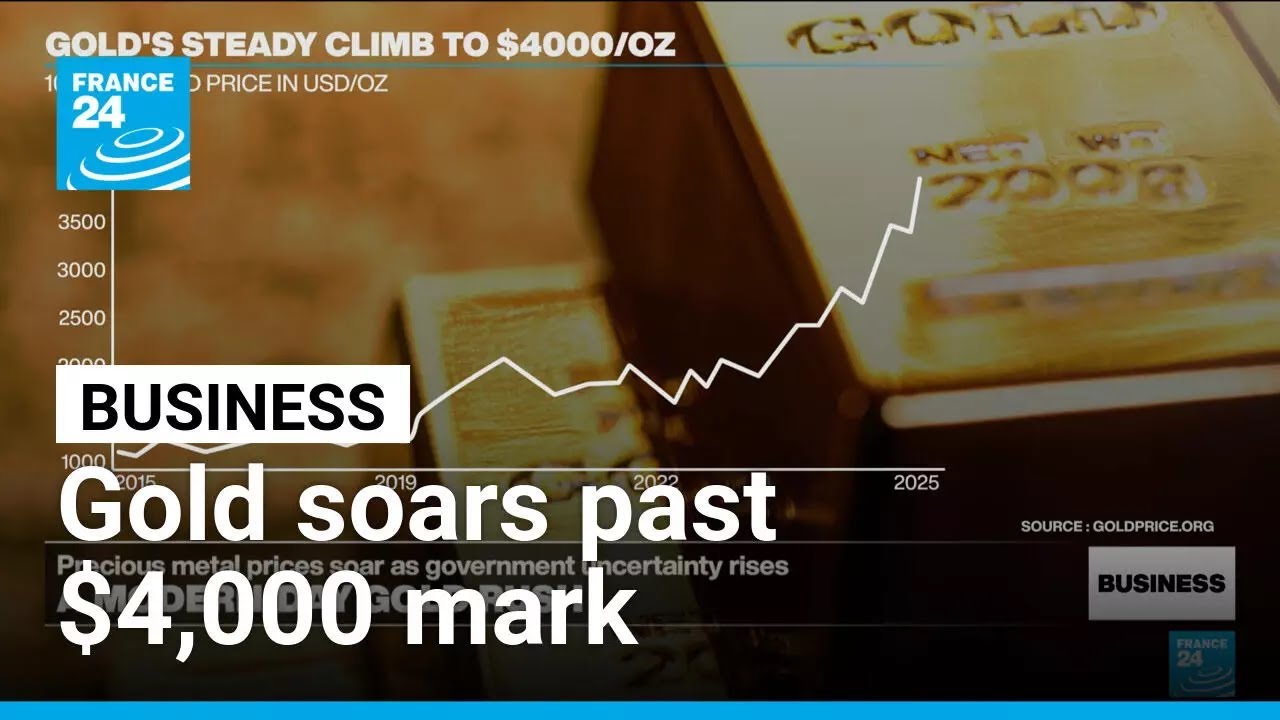 Gold reaches record highs and threatens supremacy of US dollar • FRANCE 24 English
