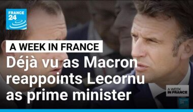 Déjà vu as French President Macron reappoints Lecornu as prime minister • FRANCE 24 English