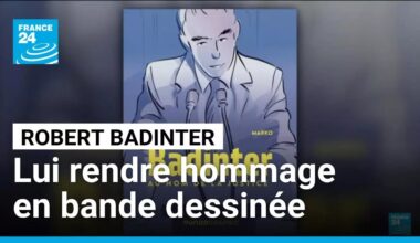 "Au nom de la justice" : une bande dessinée rend hommage à Robert Badinter • FRANCE 24
