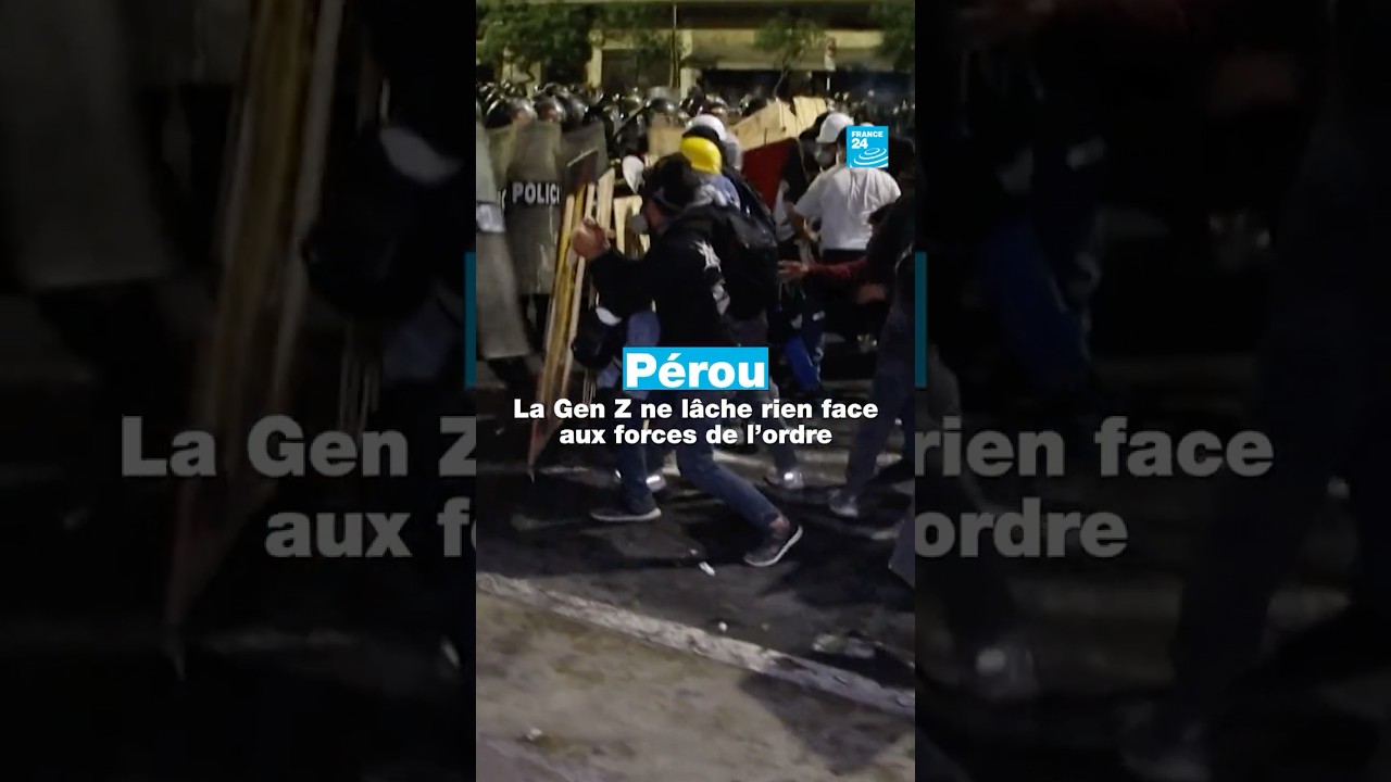 Au Pérou, la Gen Z ne lâche rien face aux forces de l’ordre • FRANCE 24