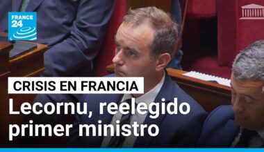 Sébastien Lecornu, reelegido como primer ministro de Francia • FRANCE 24 Español