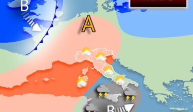 Italia spaccata in due, sole al Nord e temporali al Sud