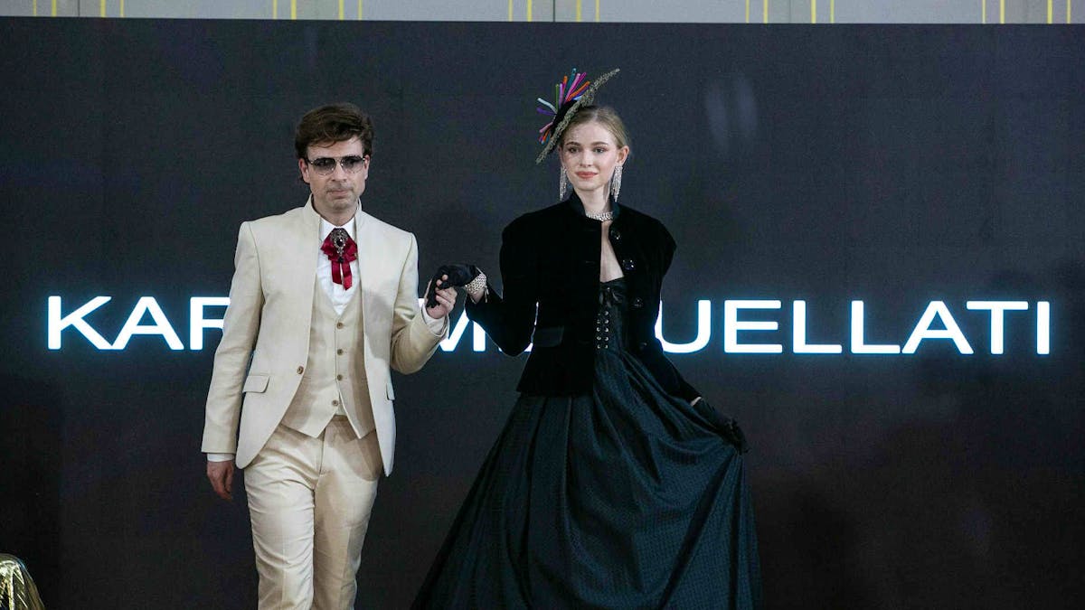 Karim Meguellati dévoile sa collection «Bal impérial» à la Luxembourg Fashion Week