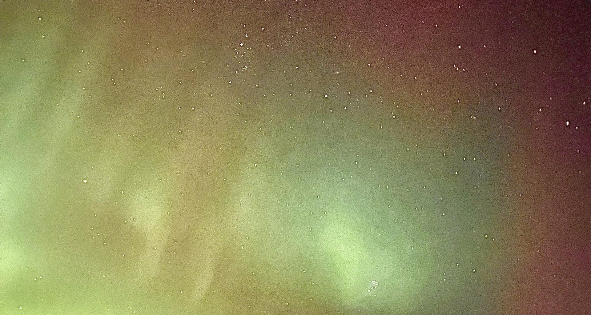Aurora over Auchindoun Castle