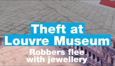 Theft at Louvre Museum: Robbers flee with jewellery in spectacular burglary • FRANCE 24 English