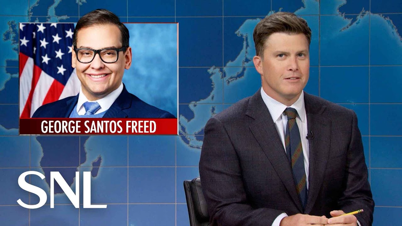 Weekend Update: Trump Frees George Santos, Young Republican Group Chat Leaks - SNL