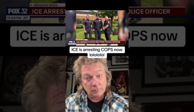 ICE is arresting COPS now lol #duet #ice #immigration #cops #arrest #detained #criminals #maga #dumb