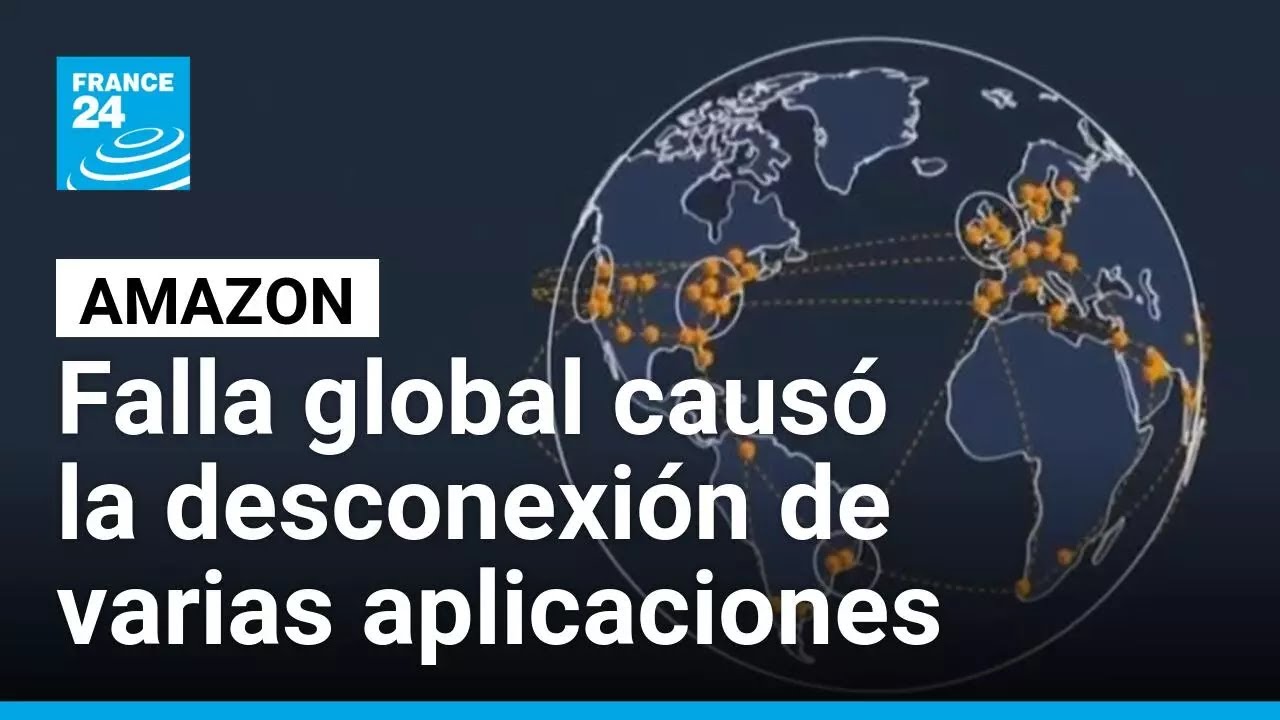 Caída de Amazon generó una interrupción global de varios servicios web • FRANCE 24 Español