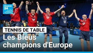 Tennis de table : l'équipe de France championne d'Europe, du jamais-vu depuis 27 ans