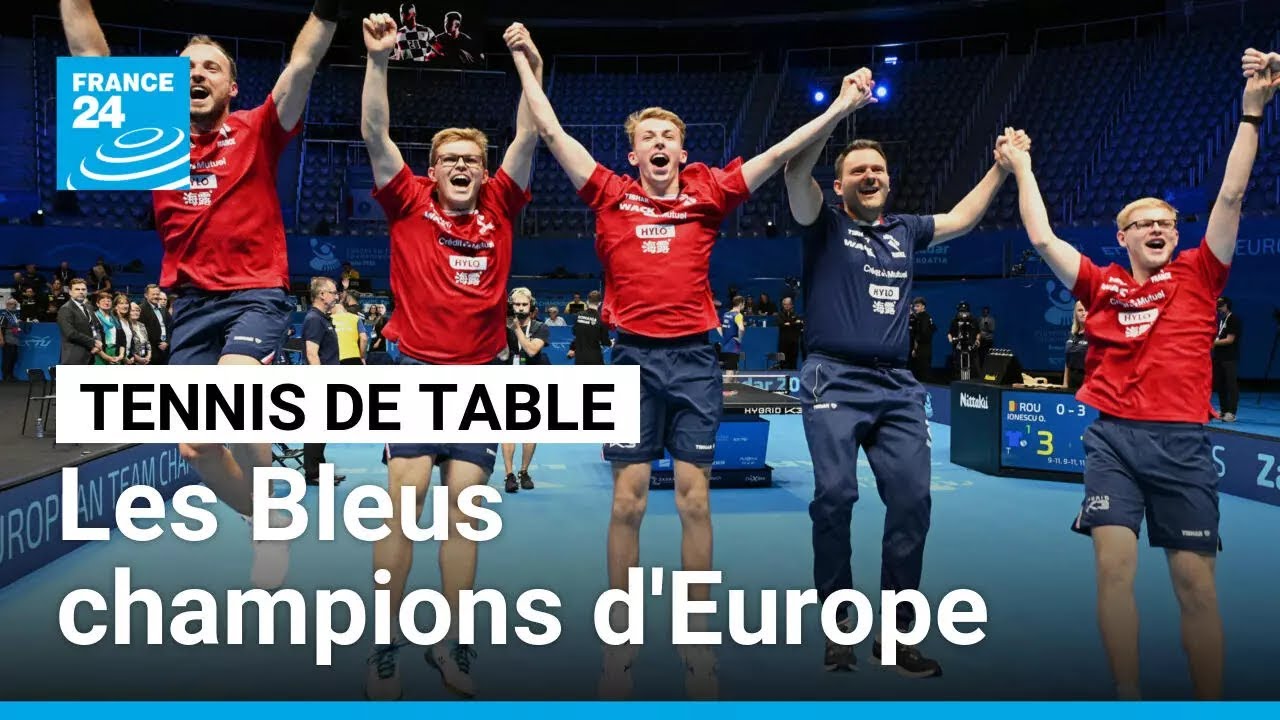Tennis de table : l'équipe de France championne d'Europe, du jamais-vu depuis 27 ans