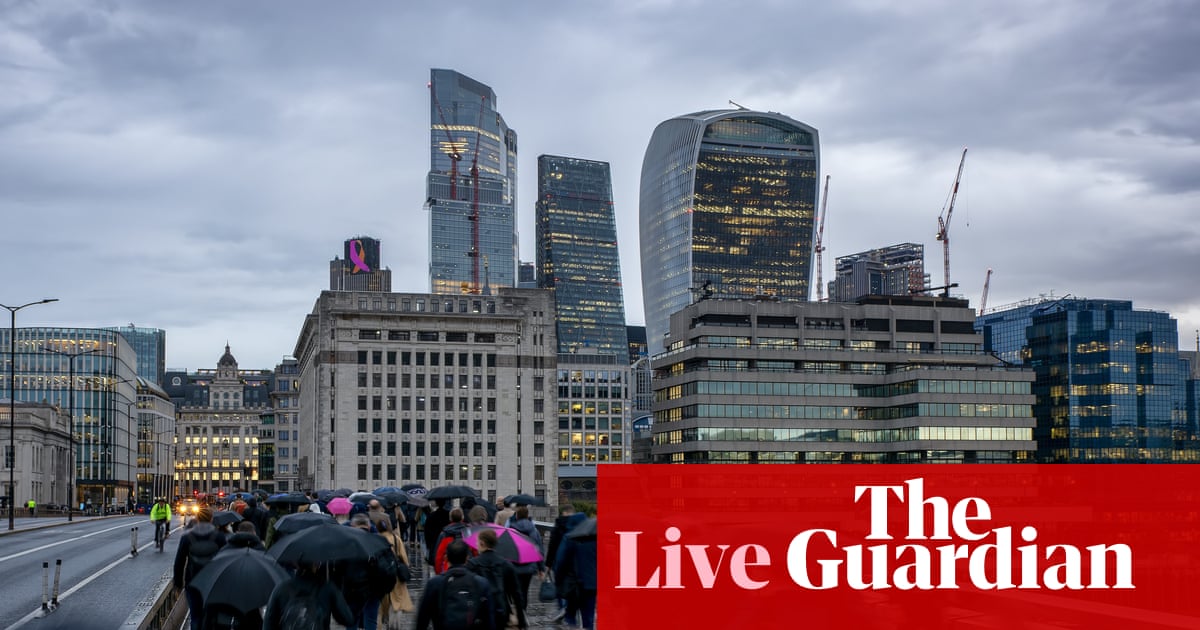 Rachel Reeves’s fiscal headroom ’all but exhausted’ as borrowing rises over forecast; Amazon Web Services outage ‘resolved’ – business live | Business