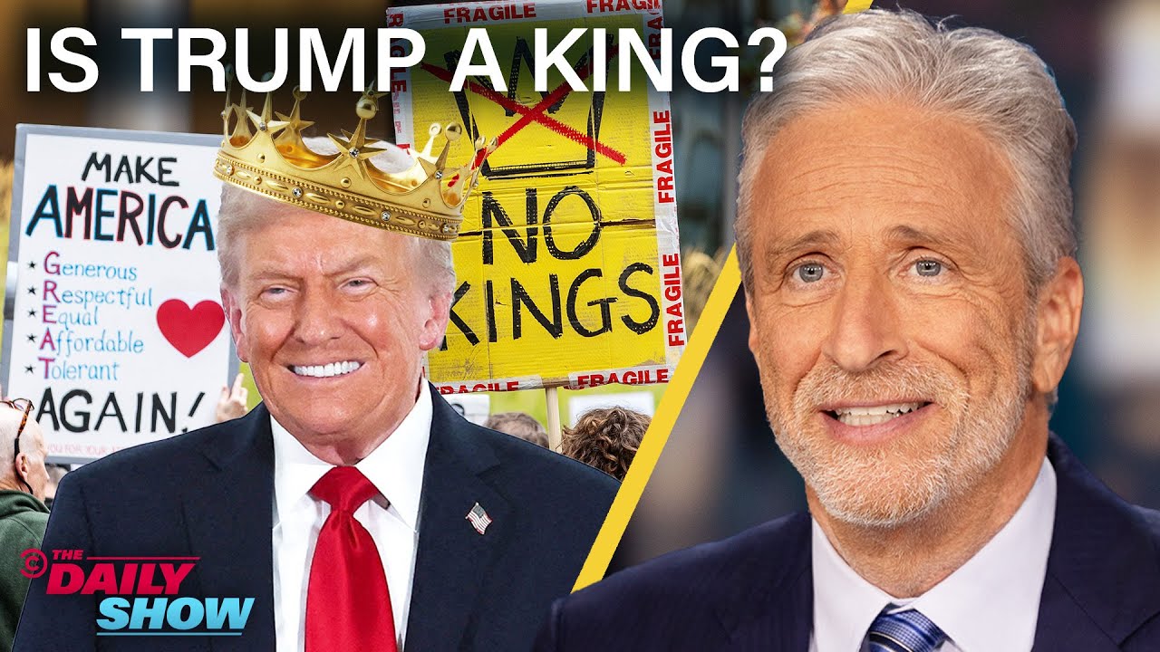 "No Kings" Protests Defy GOP Expectations & Jon Gives Trump a Royal Inspection | The Daily Show