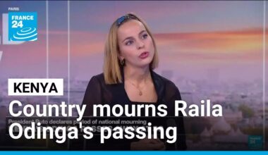 Week of national morning in Kenya following Raila Odinga's passing • FRANCE 24 English