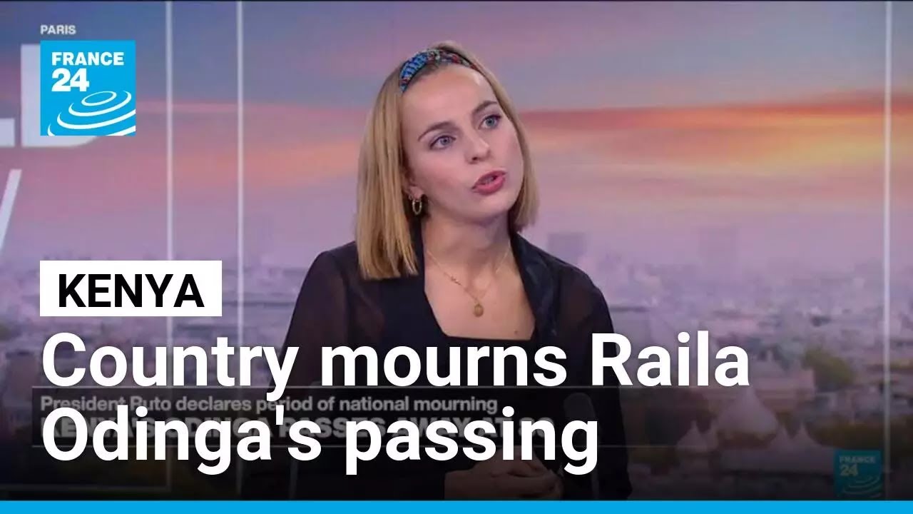 Week of national morning in Kenya following Raila Odinga's passing • FRANCE 24 English