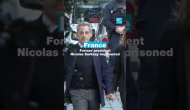 France: Former president Nicolas Sarkozy imprisoned • FRANCE 24 English