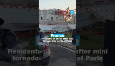 France: Residents in shock after mini tornado hits north of Paris 🌪️• FRANCE 24 English
