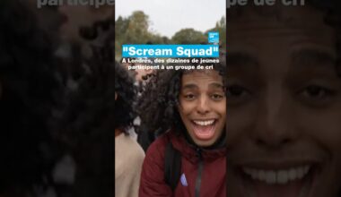 "Scream Squad" : à Londres, des dizaines de jeunes participent à un groupe de cri • FRANCE 24